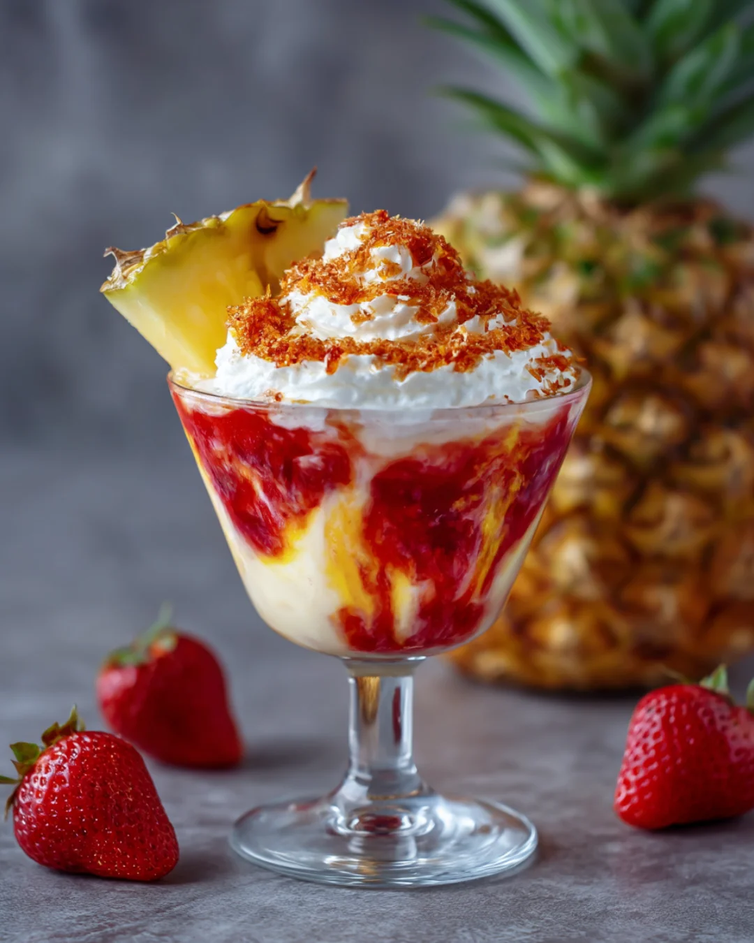 Hawaiian Lava Flow Cocktail