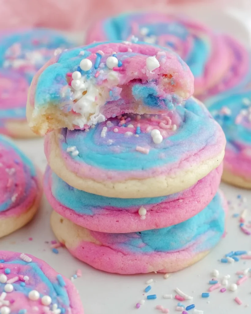 Cotton Candy Cookies