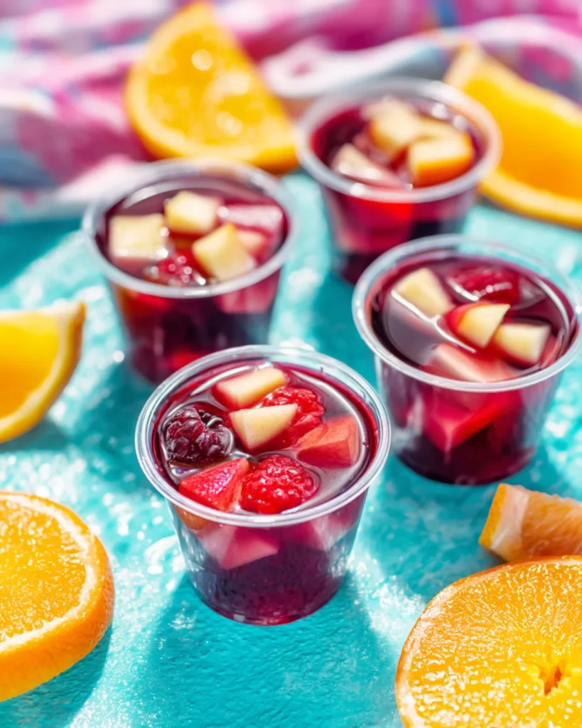 Sangria Jello Shots