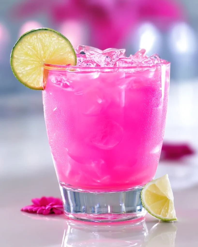 Hot Pink Barbie Drink
