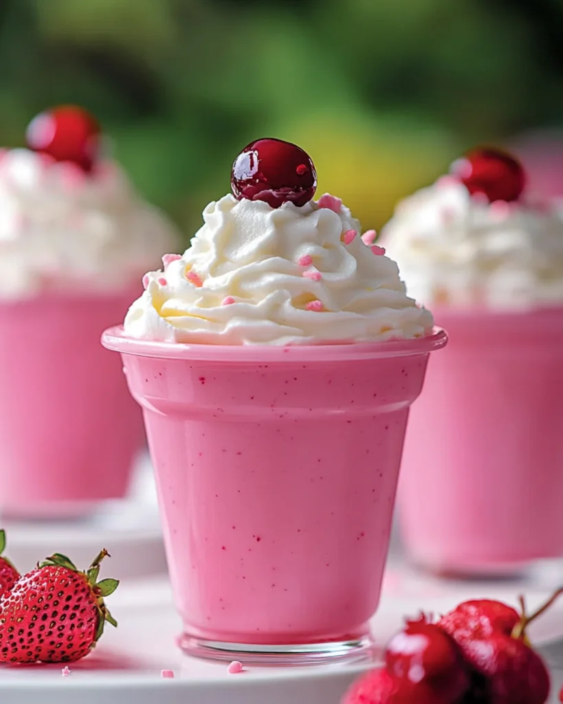 Tequila Rosé Pudding Shots