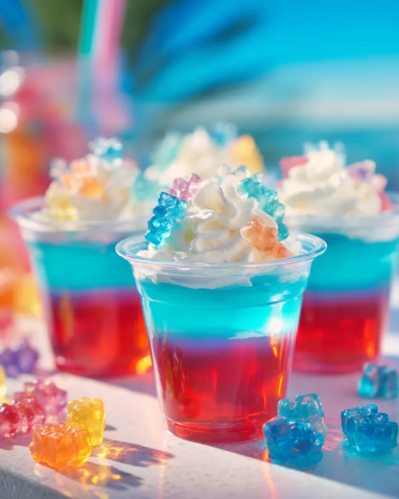 Drunken Papa Smurf Jello Shots