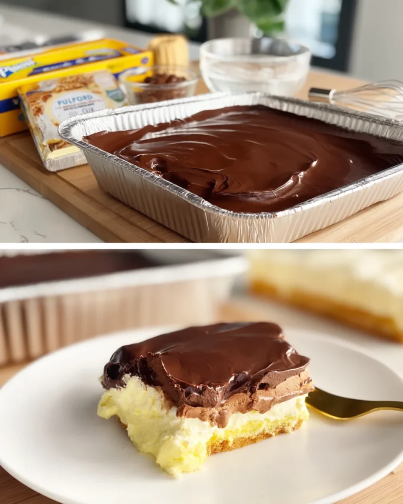 Chocolate Eclair Cake (No-Bake)