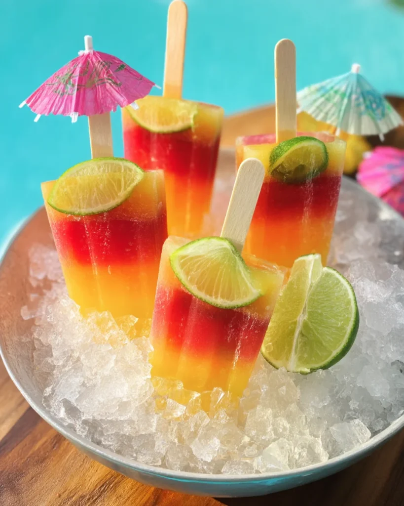 Tequila Sunrise Pops