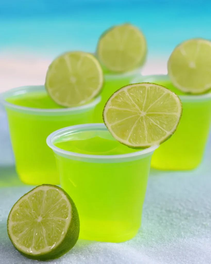 Party Neon Lime Jello Shots