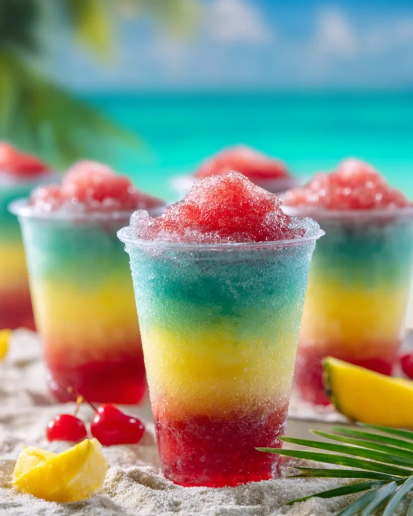 Tropical Volcano Cocktail