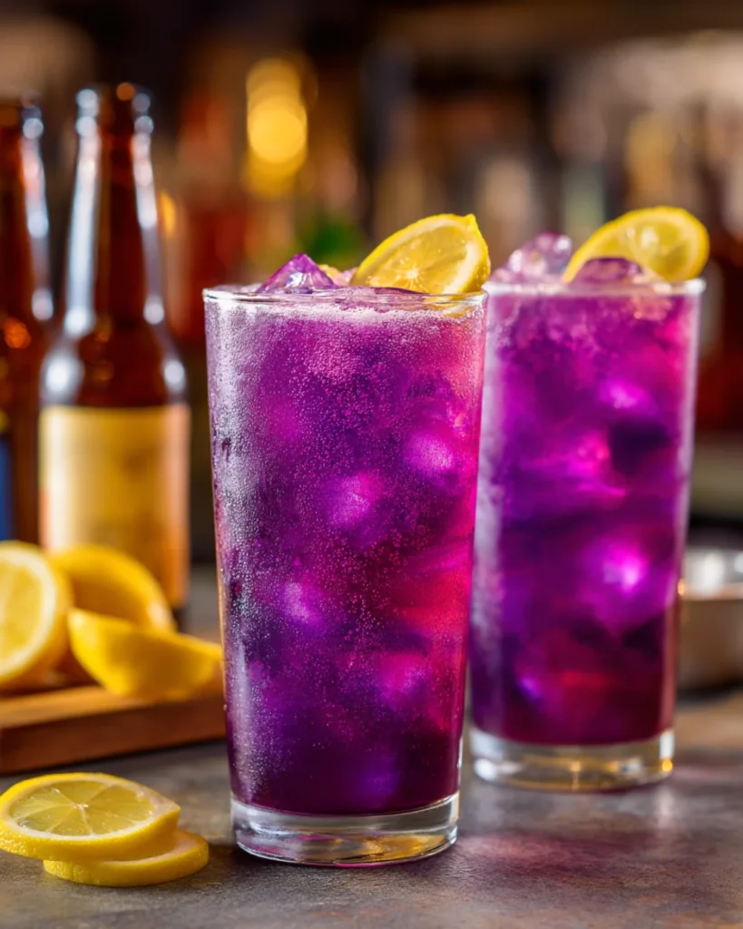 Violet Vortex Cocktail