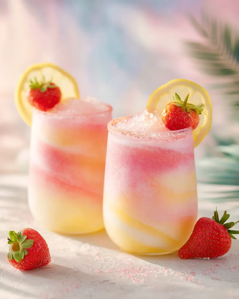 Pink Lemon Paradise cocktail