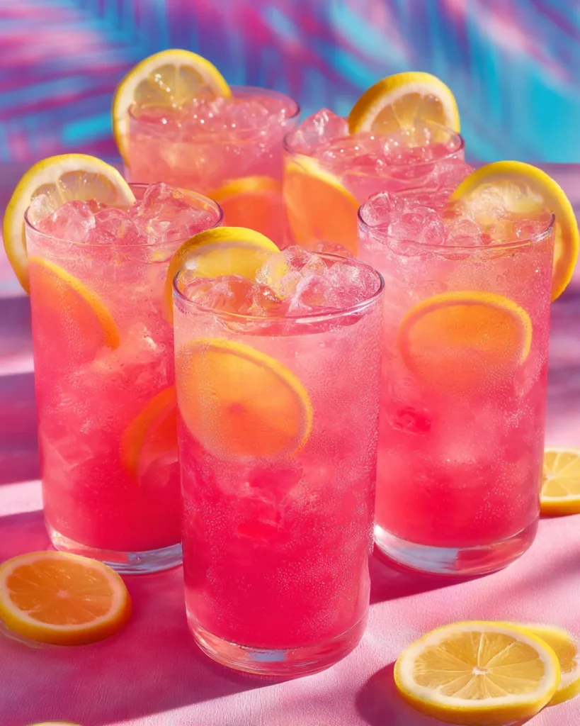 Adios Pink Lemonade boozy drink