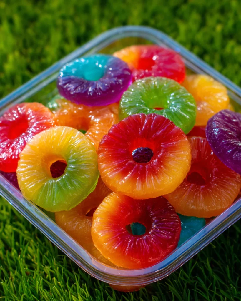 Spiked Kool-Aid Pineapple Rings