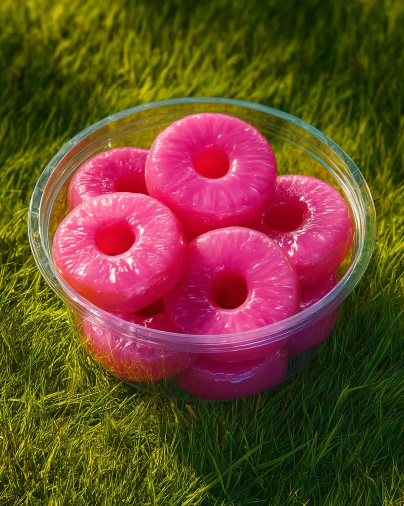 Boozy Barbie Pineapple Rings
