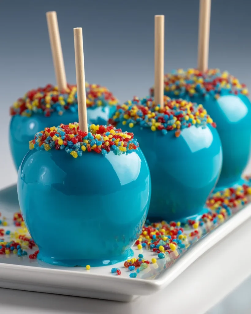 Boozy Jolly Rancher Candy Apples