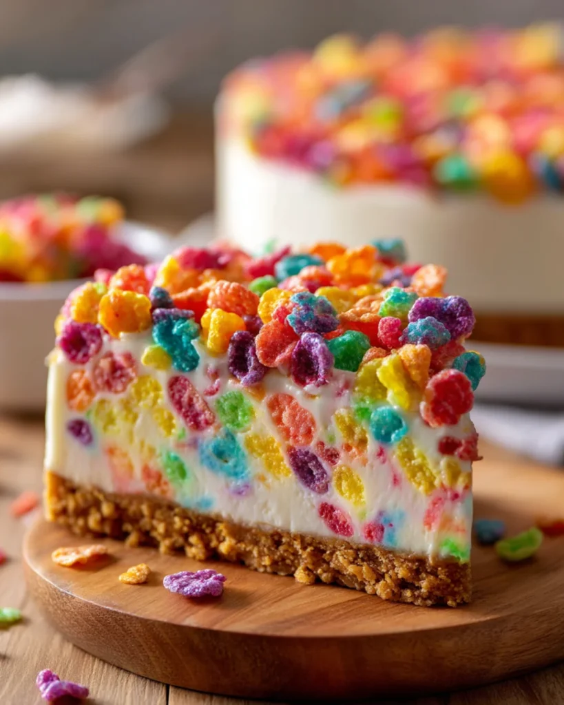 Fruity Pebbles Cheesecake