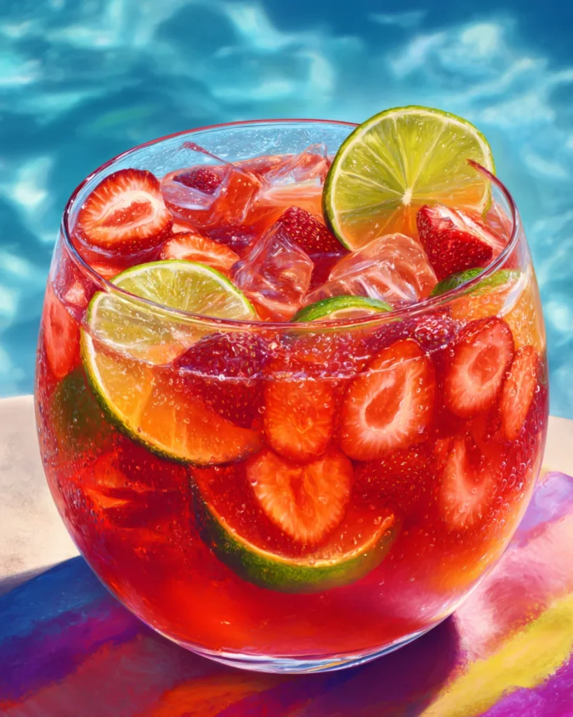 Strawberry Margarita by the Gallon