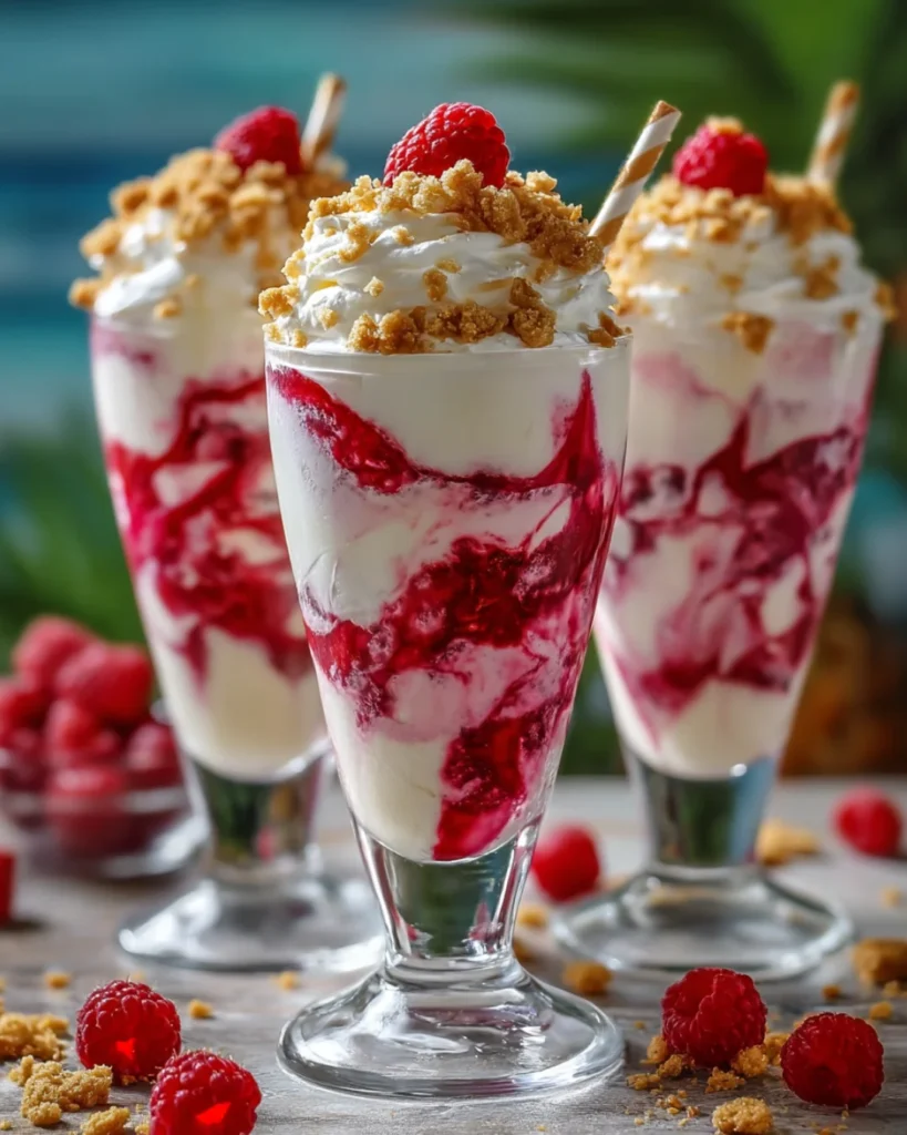 Refreshing Raspberry Cheesecake Freakshake
