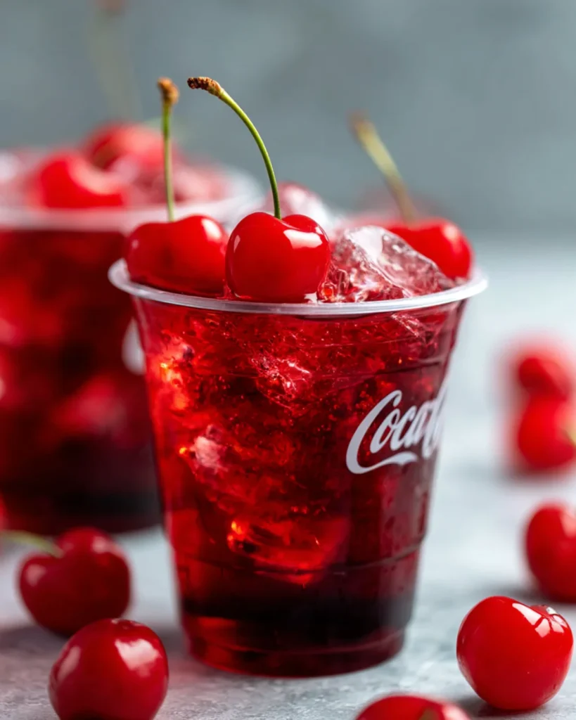 Rum and Cherry Coke Jello Shots