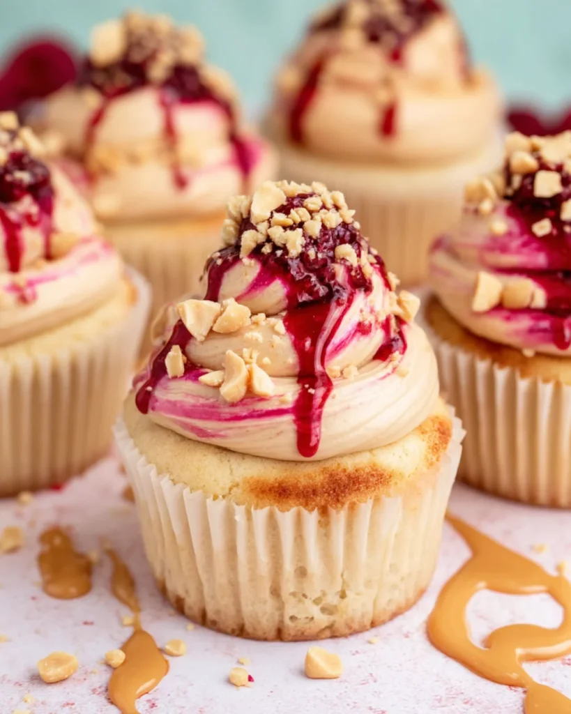 PB&J Cupcakes