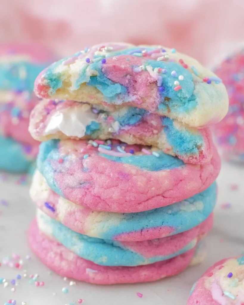 Cotton Candy Cookies