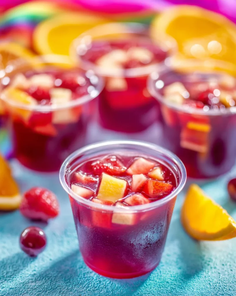 Sangria Jello Shots