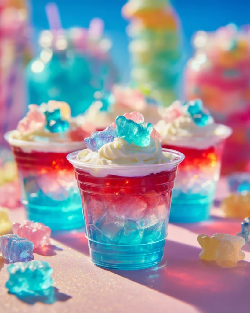 Drunken Papa Smurf Jello Shots