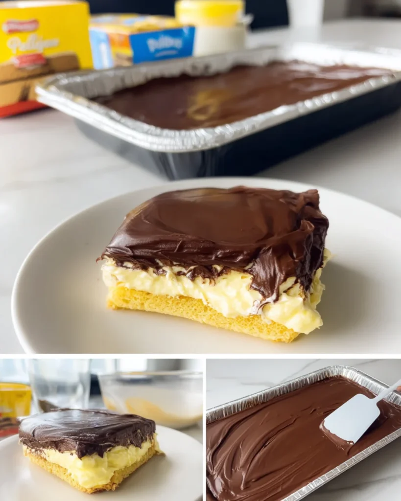 Chocolate Eclair Cake (No-Bake)