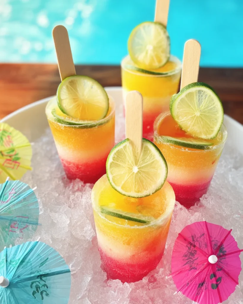 Tequila Sunrise Pops