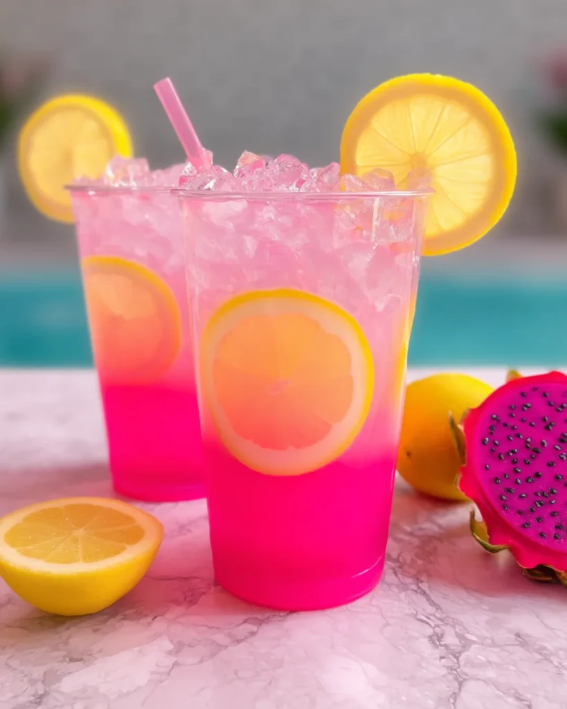 Pineapple Dragon Fruit Lemonade Lemon Drop Martini