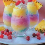 Rainbow Sherbet Piña Colada Recipe