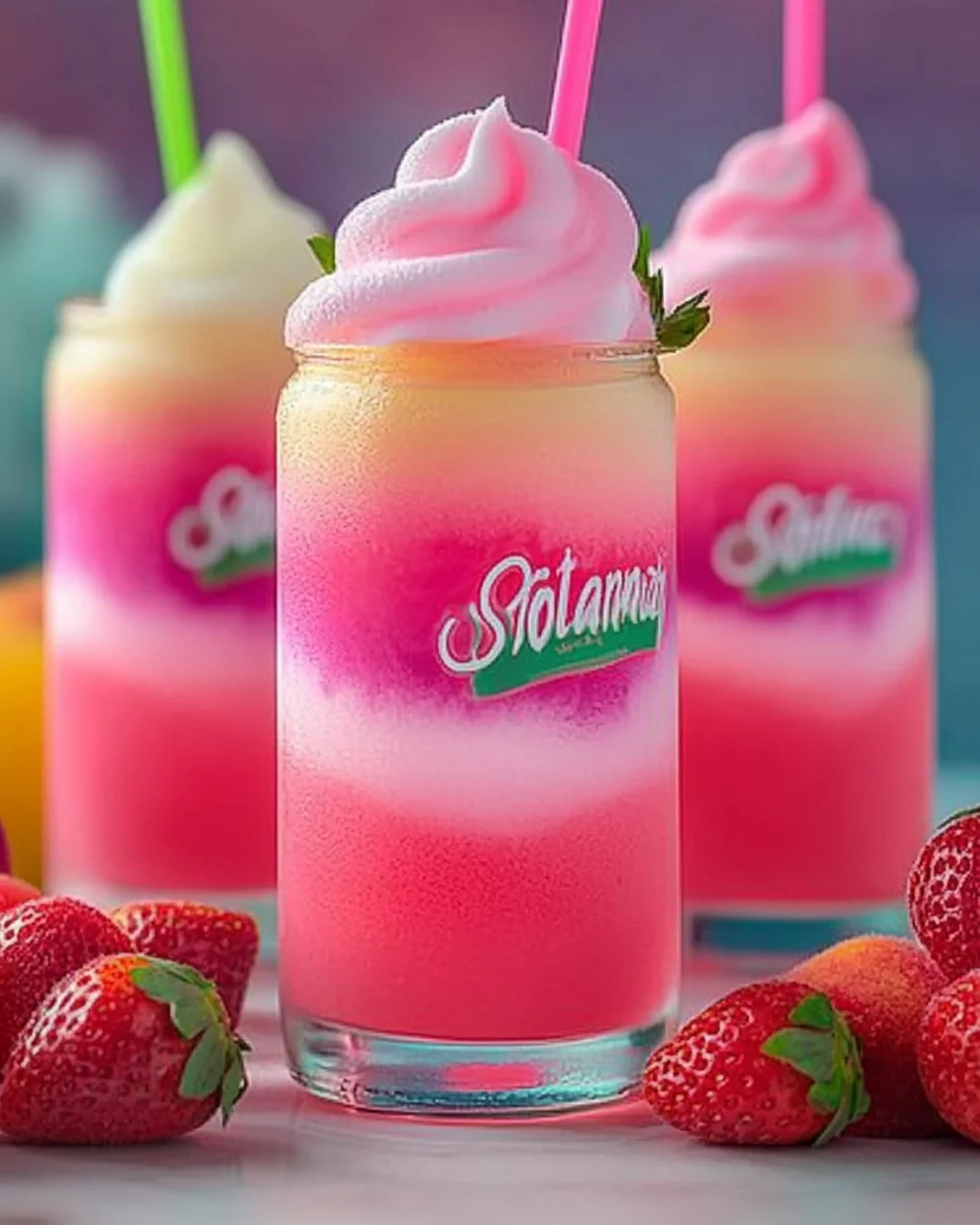 Cotton Candy Swirl Cocktail