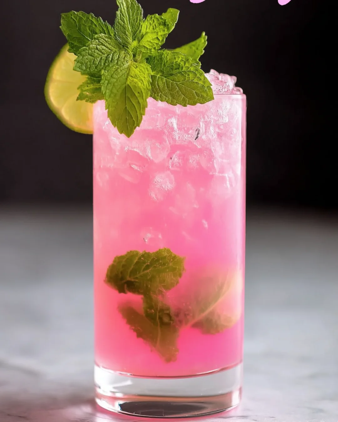 Pink Coconut Mojito