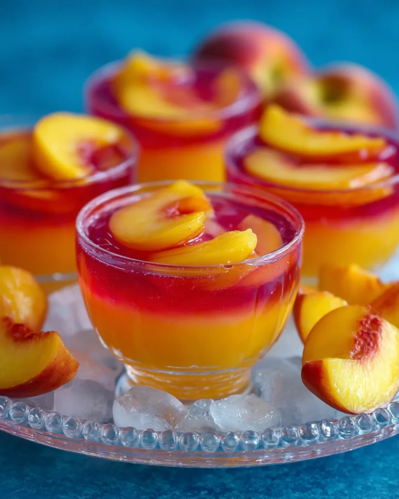 Beach Peach Lemonade Jello Shots