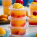Beach Peach Lemonade Jello Shots