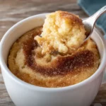 Cinnamon roll mug cake