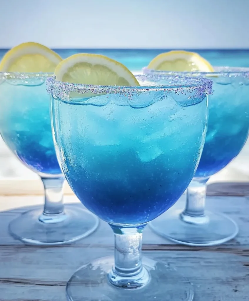 Mermaid Lemon Drop cocktail