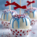 Patriotic Candy Apples