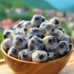 Frozen Yogurt-Dipped Blueberries