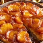 Peach Tarte Tatin