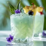 Blue Caribbean Cocktail