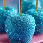 Teal BLING Candy Apples