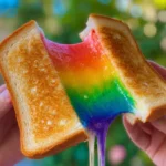 Rainbow Grilled Cheese