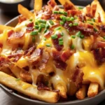 loaded bacon cheese fries