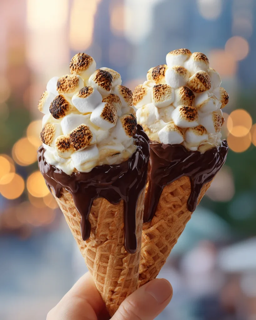 S’mores Milkshake Cone Recipe