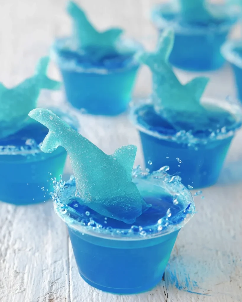 Ocean Water Jello Shots