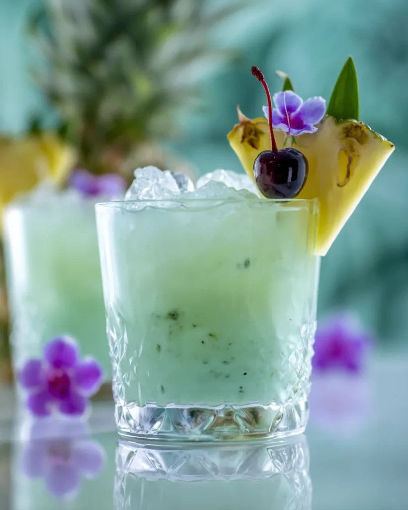 Blue Caribbean Cocktail