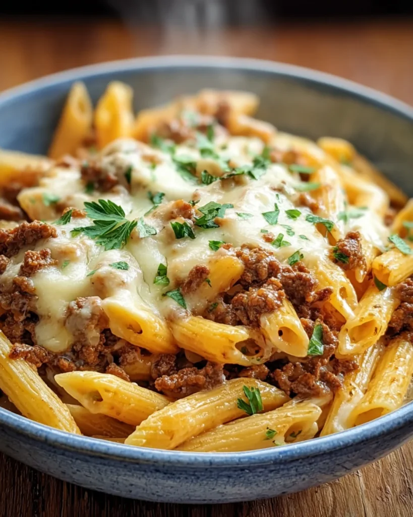 Creamy Beef Pasta Dinner