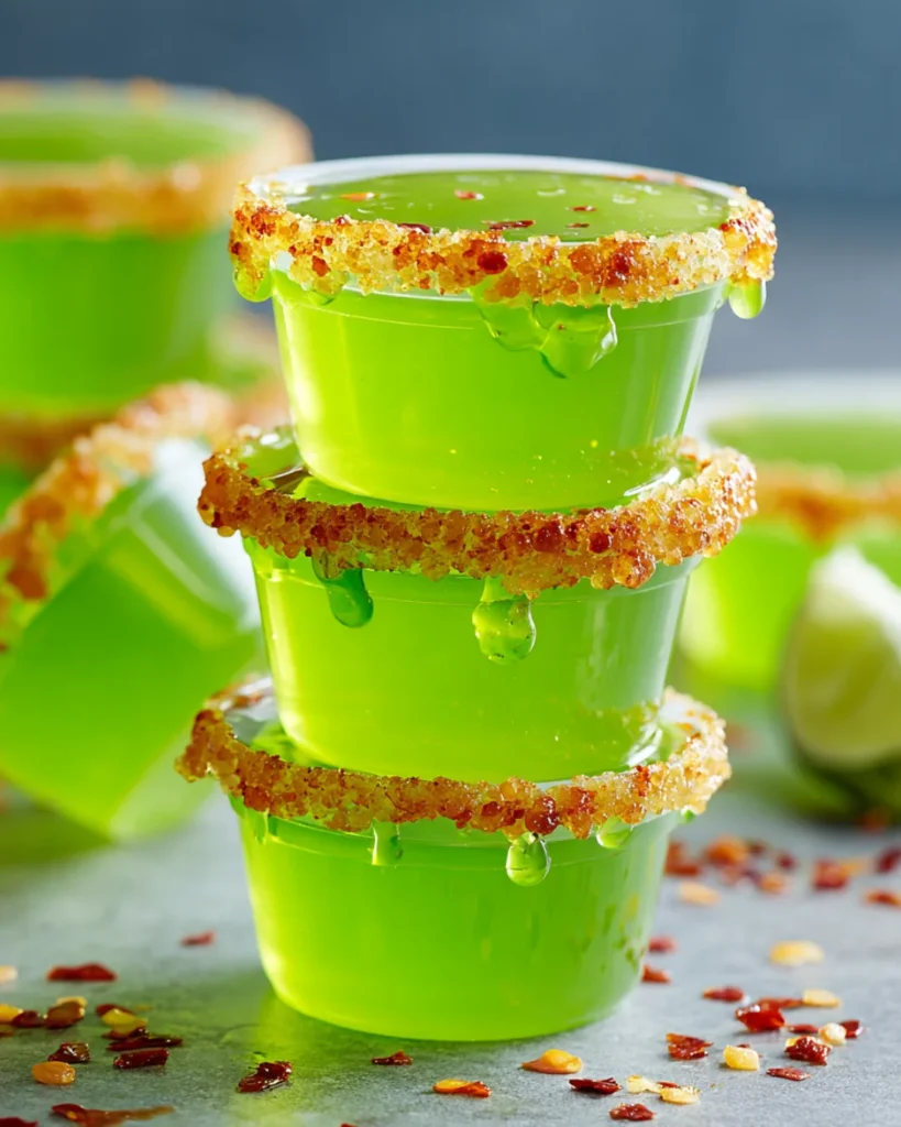 Extra Chile Lime Jello Shots
