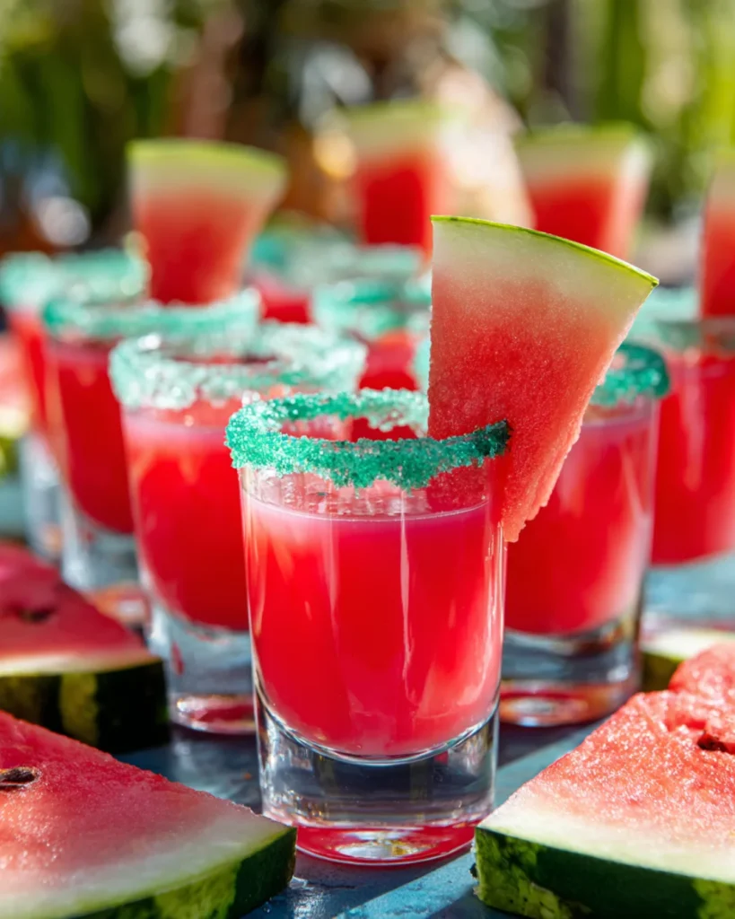 Watermelon Lemon Drop Shots
