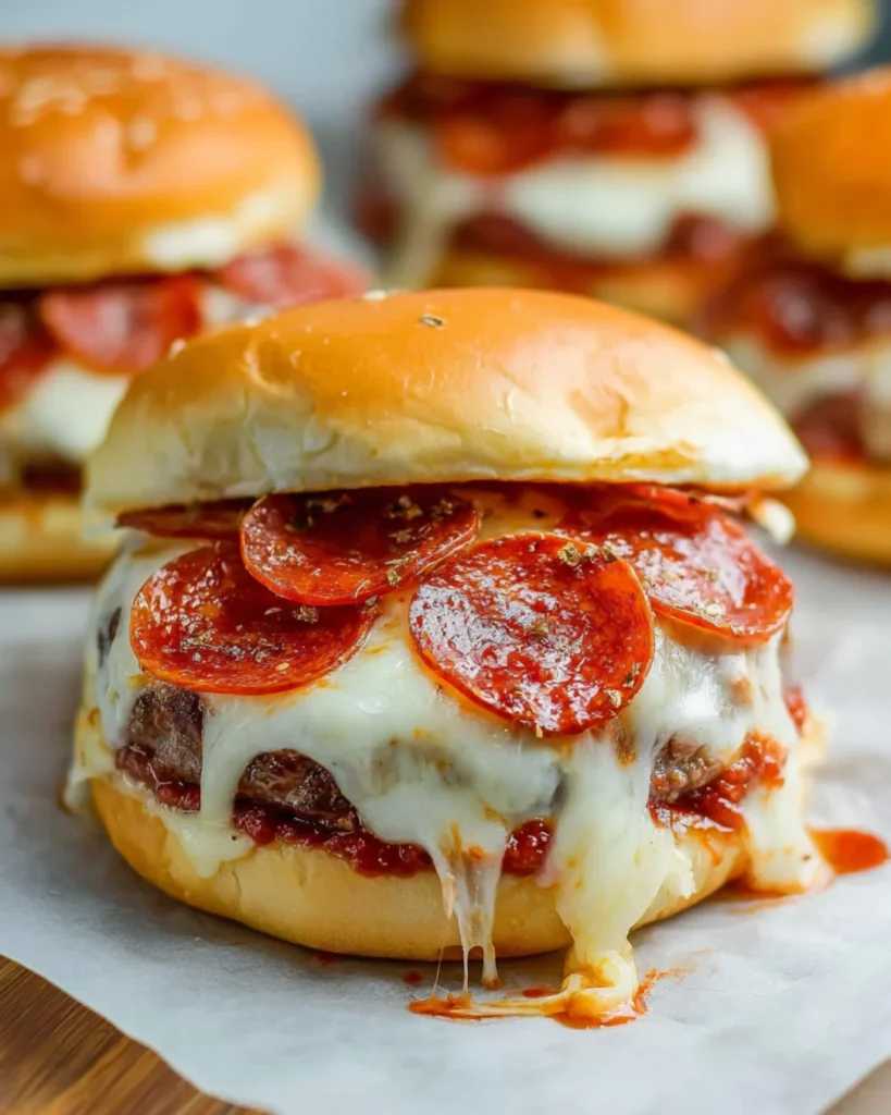 pizza burgers recipe
