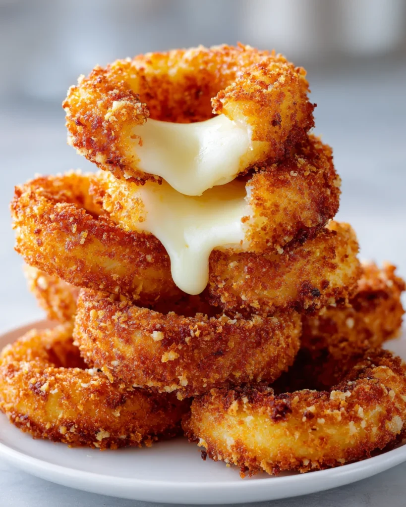 Cheesy Onion Rings