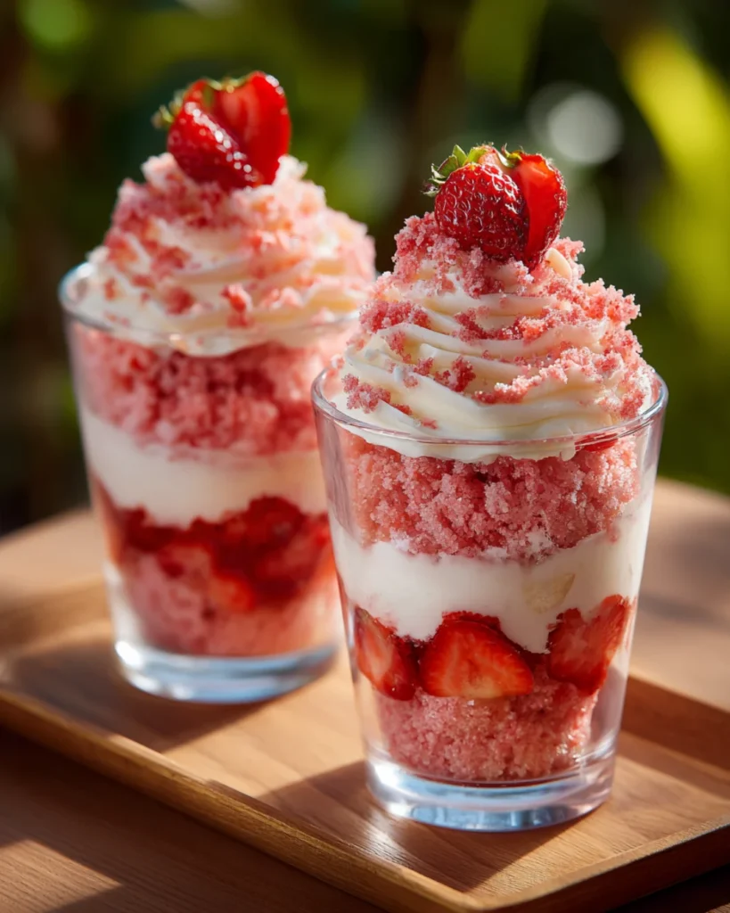 Strawberry Crunch Supreme Cups